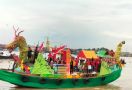 Parade Perahu Hias Percantik Sungai Musi Palembang - JPNN.com