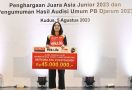 Raih Juara Tunggal Putri di AJC 2023, Mutiara Diguyur Bonus - JPNN.com