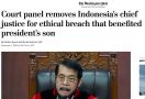 Media Luar Negeri Angkat Kasus Anwar Usman, Putusannya Dikaitkan Pencalonan Gibran - JPNN.com