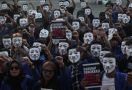 Aksi Mimbar Demokrasi Menolak Politik Dinasti Mendekati Kawasan IKN - JPNN.com