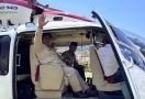 Menhan Prabowo dan Iwan Bule Naik Helikopter Seusai Meresmikan Sumur Bor - JPNN.com