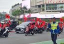 Menjelang Kampanye Akbar di GBK, PDIP Jakarta Pusat Memerahkan Bundaran HI - JPNN.com