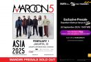 Luar Biasa! 32.055 Tiket Maroon 5 Live in Jakarta Ludes Terjual di Livin' by Mandiri - JPNN.com