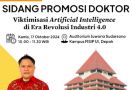 Hari Ini, Ferlansius Pangalila Bakal Bergelar Doktor dari FISIP UI, Berikut Disertasinya - JPNN.com