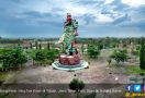 Patung Dewa Perang Setinggi 30 Meter Roboh, Diduga karena Cuaca - JPNN.com