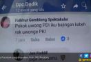 Sebut PDIP Seperti PKI, Akun Facebook Dipolisikan - JPNN.com