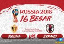 Prediksi Belgia vs Jepang pada 16 Besar Piala Dunia 2018 - JPNN.com