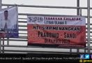 Di Area Ijtimak Ulama II, Spanduk HTI Siap Menangkan Prabowo - JPNN.com
