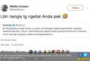 Hehehe... Kicauan Nikita Mirzani Permalukan Fadli Zon - JPNN.com
