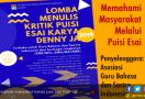 Lomba Kritik Sastra Puisi Esai Karya Denny JA, Hadiah Rp 57 Juta - JPNN.com