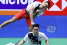 FajRi Kembali Makan Korban di Korea Open 2019, Setelah Minions, Kini Tiang Listrik - JPNN.com