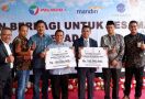Sambut Natal, Pelindo I, Bank Mandiri dan AirNav Indonesia Berbagi Kasih di Kepulauan Riau - JPNN.com