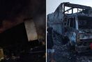 Truk Kontainer Terbakar Habis di Tol Bocimi, Begini Kondisi Sopir - JPNN.com