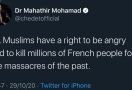 Sebut Muslim Berhak Membunuh Orang Prancis, Mahathir Mohamad Tidak Merasa Bersalah - JPNN.com