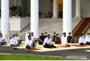Ini Suasana Salat Id Presiden Jokowi, Imam dan Khatibnya Serda Ridwan, Pesannya Menyejukkan - JPNN.com