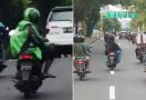 Jangan Dicontoh, Pengendara Sepeda Motor Duduk Menyamping Ini Sedang Dicari Polisi - JPNN.com