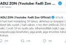 Jelang Ultah Ke-50, Fadli Zon Terpapar Covid-19, Mohon Doanya - JPNN.com