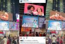 Usai Dihujat, Babe dan Marshel Mejeng di Times Square New York - JPNN.com