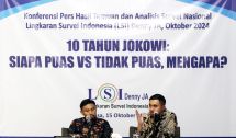 Survei LSI Denny JA Kepuasan Publik atas Jokowi Termasuk Tertinggi di Dunia