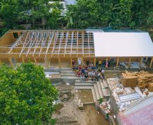 Sekolah yang Rusak Akibat Gempa di Lombok Dibangun Menggunakan Plastik Daur Ulang - JPNN.com