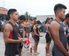 Atlet junior limitless Indonesia Ikuti Lomba Triathlon HUT ke-7 Lantamal XII - JPNN.com