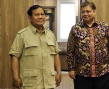 Inilah yang Dibahas Prabowo - Airlangga saat Pertemuan Empat Mata - JPNN.com