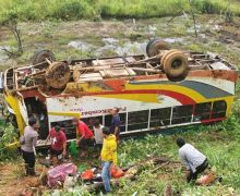 Detik-Detik Kecelakaan Bus Masuk Jurang, Ini Penyebabnya - JPNN.com