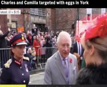 Ups, Raja Charles III dan Ratu Camilia Dilempari Telur saat Kunjungan Kerja - JPNN.com
