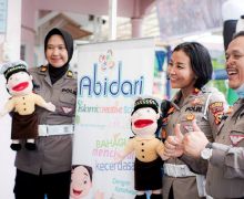 Cara Menarik Polresta Pekanbaru Ajarkan Tertib Berlalu Lintas, Anak-anak Antusias - JPNN.com