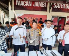 Polresta Jambi Tangkap 20 Berandalan Bermotor Bersenjata Tajam - JPNN.com