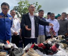Sentuh Barang Bekas Impor di Pekanbaru, Zulhas: Memegang saja Saya Bersin - JPNN.com