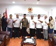 Sambangi KONI Pusat, Plt Menpora Muhadjir Bahas soal PON 2024 Aceh-Sumut - JPNN.com