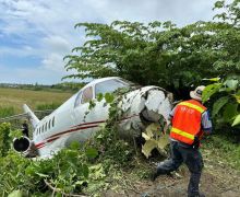 Investigasi Penyebab Pesawat Tergelincir di Morowali, KNKT Bawa Kotak Hitam Hawker 900 - JPNN.com