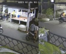 Aksi Geng Motor di Makassar Terekam CCTV, 1 Pemuda Kena Busur, Lihat - JPNN.com