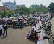 Ratusan Tukang Becak Deklarasikan Dukungan Kepada Ganjar Pranowo - JPNN.com