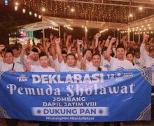 Ratusan Pemuda Shalawat Jombang Menyatukan Suara Mendukung PAN di Pemilu 2024 - JPNN.com