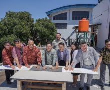 EUCNC Warnai Politeknik Manufaktur Bandung dengan Cat Ramah Lingkungan - JPNN.com