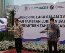 Baznas DKI Launching Lagu Salam Zakat dan Pameran Lukisan Karya Santri Difabel - JPNN.com