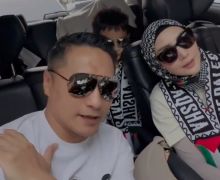 Arie Untung Ajak Anak-Istri Turun Aksi Damai Bela Palestina ke Jalan  - JPNN.com