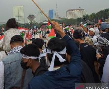 Di Hadapan Massa Aksi Bela Palestina, Pemerintah Kembali Sampaikan Komitmennya, Apa Itu? - JPNN.com