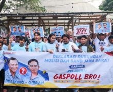 Prabowo-Gibran Menjunjung Tinggi Persatuan, Ratusan Musisi Jabar Memberi Dukungan dan Gabung Gaspoll Bro - JPNN.com