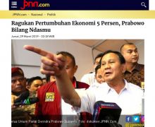 Prabowo Pernah Ucapkan 'Ndasmu' untuk Klaim Presiden Jokowi soal Pertumbuhan Ekonomi - JPNN.com