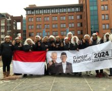 Gaya Unik Diaspora Pendukung Ganjar-Mahfud di Den Bosch Belanda - JPNN.com