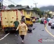 Tabrakan Beruntun di Jalur Puncak Bogor, 14 Orang Terluka, 3 di Antaranya Anak-Anak - JPNN.com