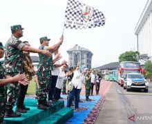 1.394 Pemudik Gratis Diberangkatkan dari Mabes TNI AD, Jenderal Maruli: Semoga Perjalanannya Lancar - JPNN.com