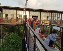 Momen Lebaran, Puluhan Ribu Pengunjung Padati Kawasan Bakauheni Harbour City - JPNN.com