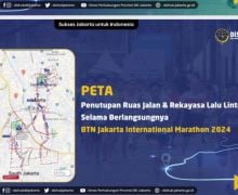 36 Ruas Jalan di Ibu Kota Ditutup Saat Jakarta Internasional Maraton 2024 - JPNN.com