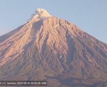 Tinggi Letusan dari Erupsi Gunung Semeru 600 Meter di Atas Puncak - JPNN.com