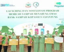 Pegadaian Bersama Persit KCK PCBS Kopassus Luncurkan Program Bank Sampah - JPNN.com