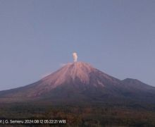 Gunung Semeru Erupsi Lagi, Lontarkan Abu Vulkanik Setinggi 800 Meter - JPNN.com